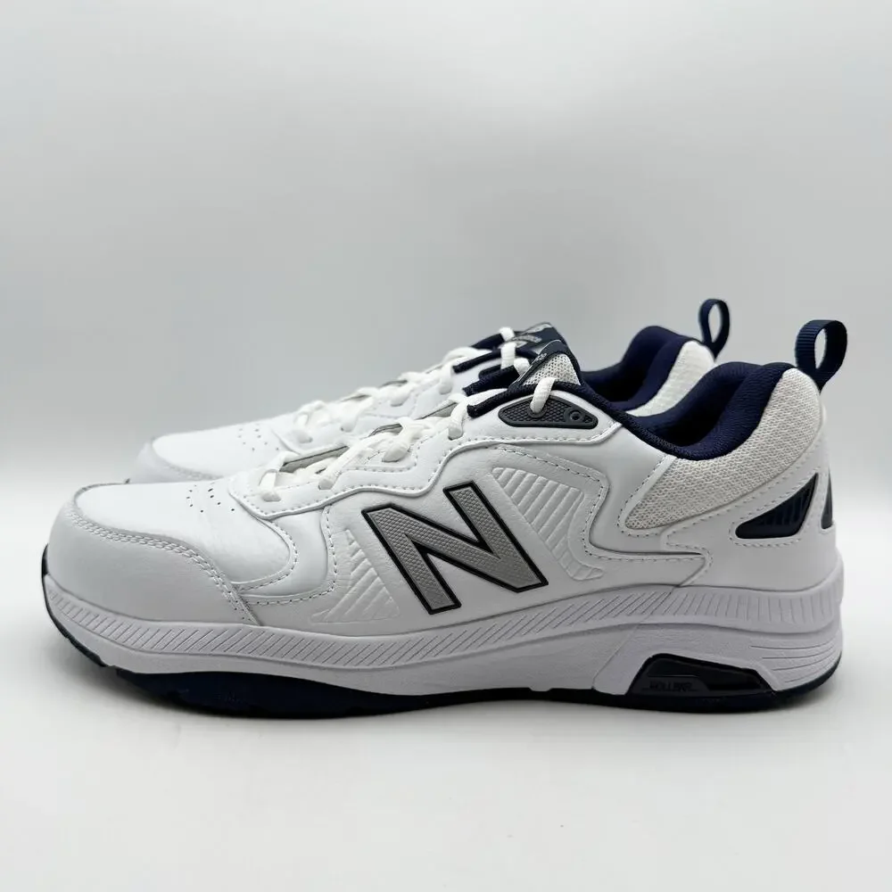 New Balance Mens 857v3 Athletic Shoes Size 7.5 XW 4E White Navy Blue NIB